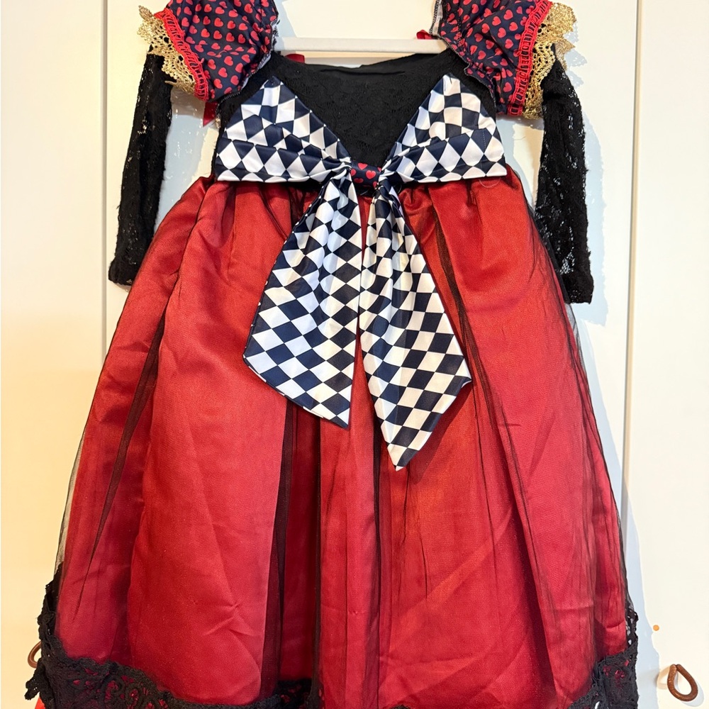 Queen of Hearts Kids Costume - Picture 5 of 6
